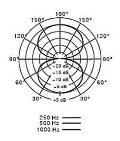 Bi-directional polar pattern